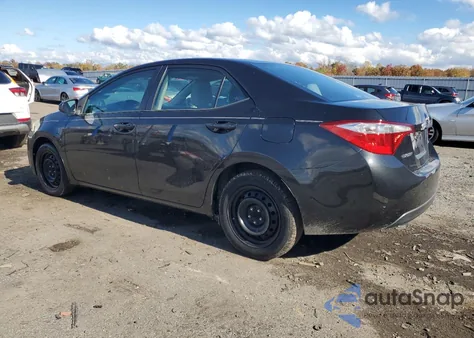 2016 Toyota Corolla L из США, поврежденный, VIN 2T1BURHEXGC565812